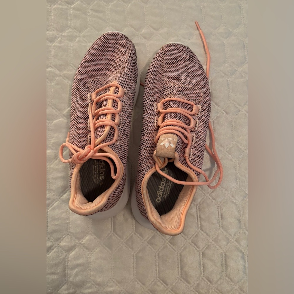 adidas Pink and Black Athletic Shoes